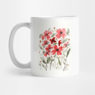 Abstract Poppies Mug